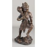 Bronze fable figure