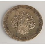 Silver medal Ø 12 cm.