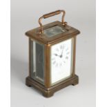 Antique French travel alarm clock