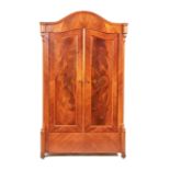 Louis Philippe 2-door wardrobe, 1870