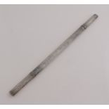 Antique silver knitting needle holder