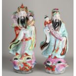 2 Chinese Buddha figures