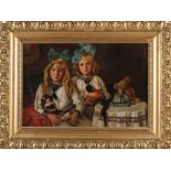 Friedrich Frotzel, German girls with toys