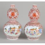 2 Antique Chinese knob vases