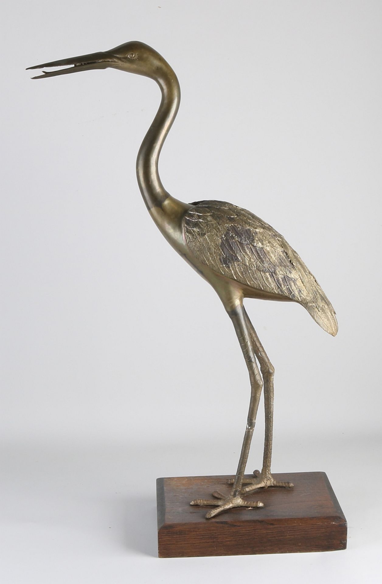 Bronze crane