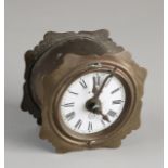 Antique German travel alarm clock