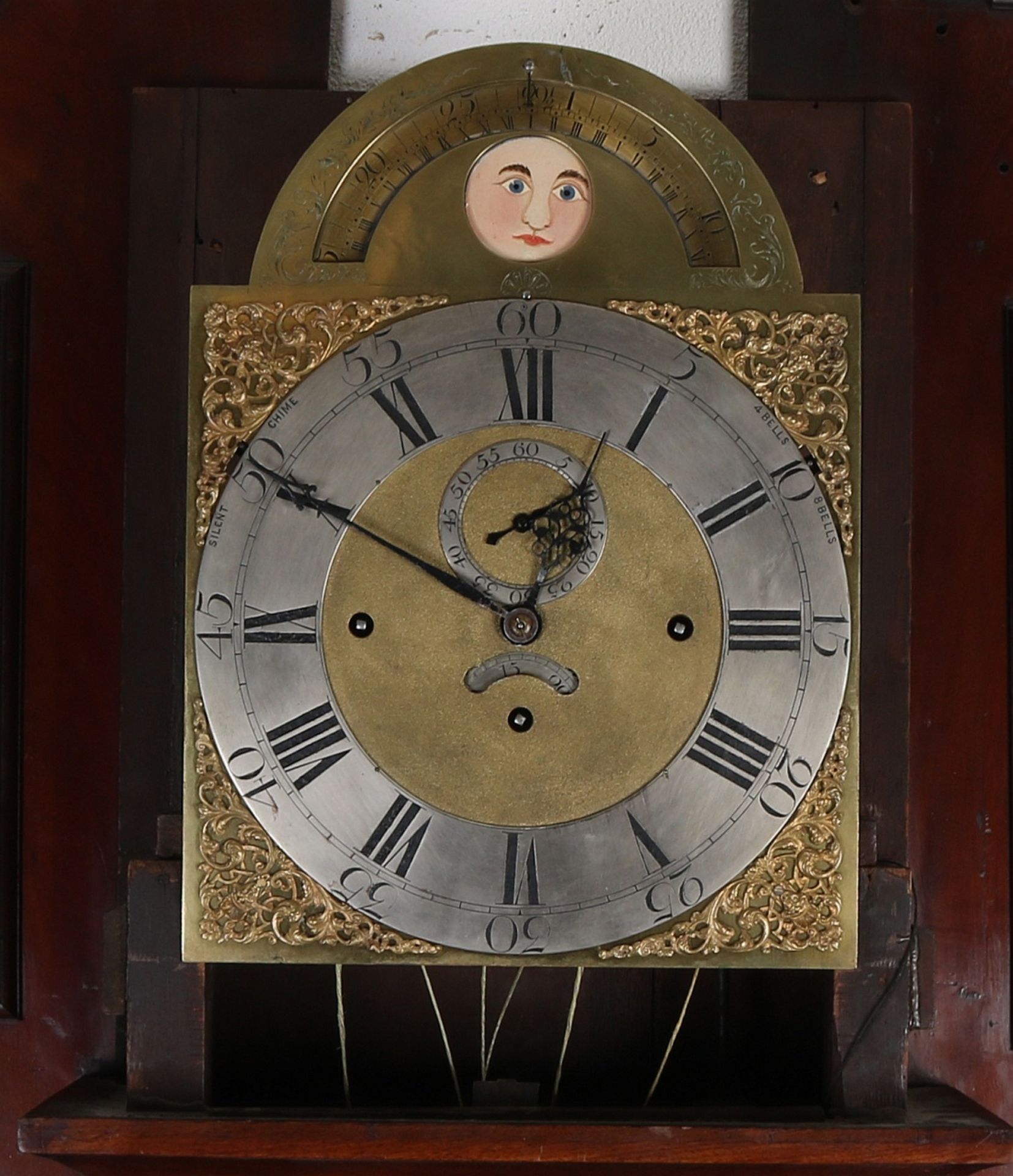 English grandfather clock - Image 5 of 7