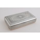 Silver tobacco box, 1836