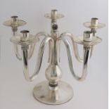 Silver design candlestick