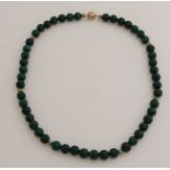 Malachite necklace