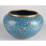 Chinese cloisonné bowl, Ø 30 cm.