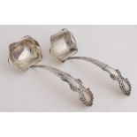 Set silver sauce spoons
