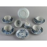 6x Chinese cups and saucers