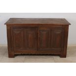 Oak blanket chest