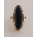 Gold Lapis lazuli ring