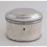 Silver tea box, 1882