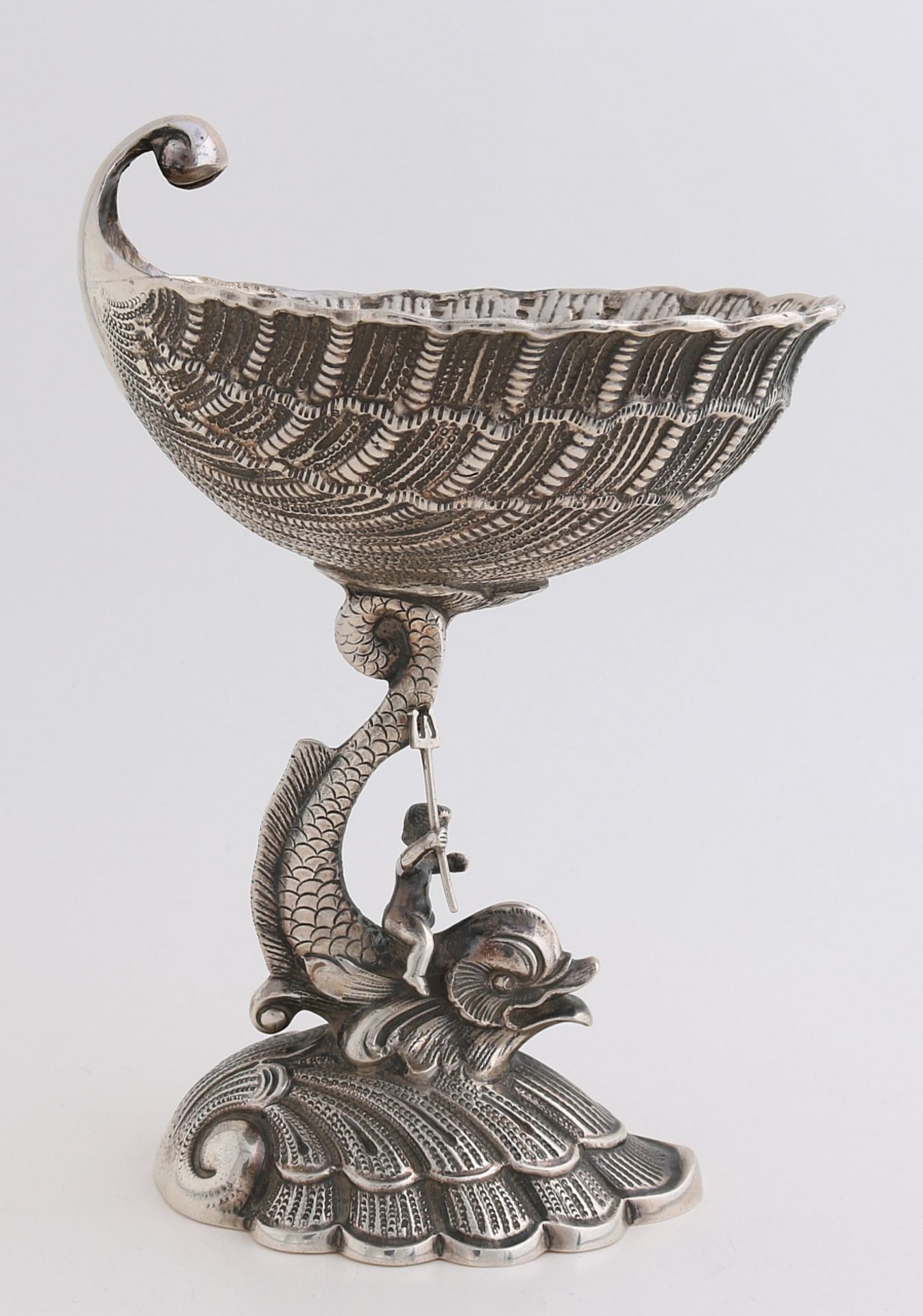Silver nautuli cup - Image 2 of 2