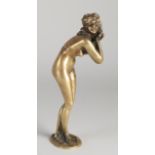 Bronze figure, Naked lady