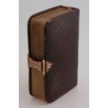 Bible with gold lock