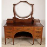 Large dressing table England 1900, Mahogany