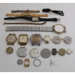 Lot of watches and parts