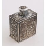 Antique silver scent bottle, 18th century