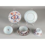 3 Chinese Imari cups / saucers