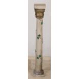 Antique 18th century sandstone column, H 97 cm.