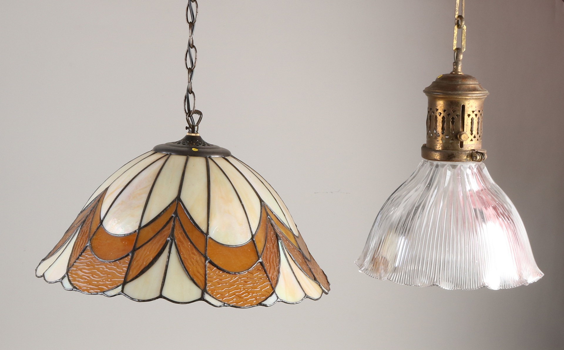 Two pendant lamps