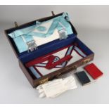 Suitcase with Freemason attributes