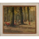 C. de Bruyn Jr. Park view with figures