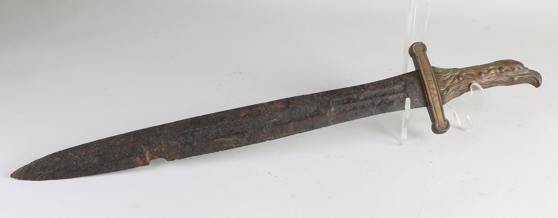 Antique damask short sword