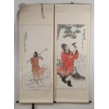 Two Chinese scroll paintings