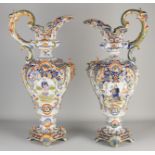 2 French jugs, 1900