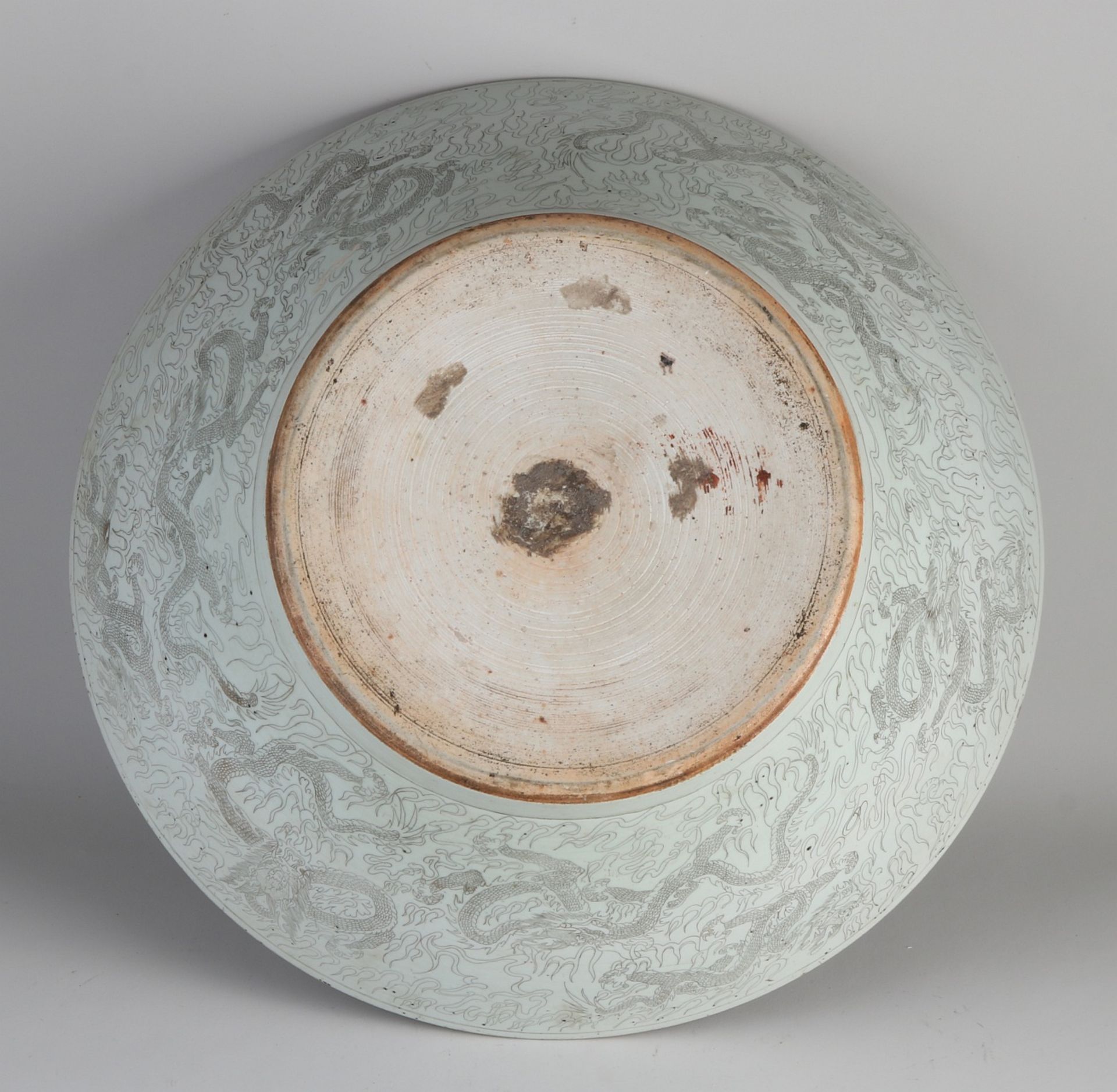 Chinese celadon bowl Ø 46.8 cm - Bild 3 aus 3