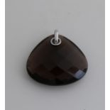Smoke-colored crystal pendant