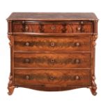 Louis Philippe chest of drawers, 1860
