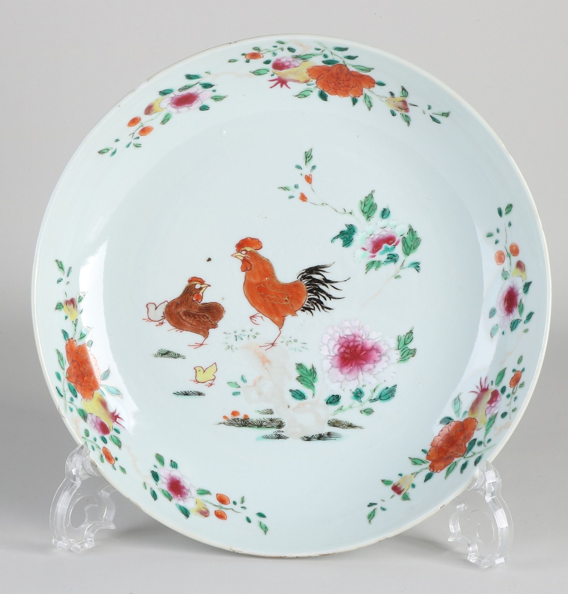 Chinese Family Rose plate Ø 25 cm.