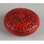 Chinese red lacquer box