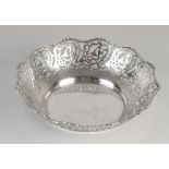 Silver cake bowl