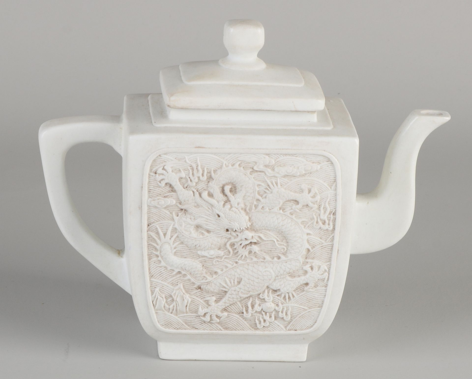 Chinese teapot with dragons