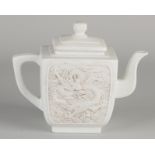 Chinese teapot with dragons