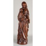 Wooden Mary statue