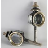 Two antique carriage lamps, 1900