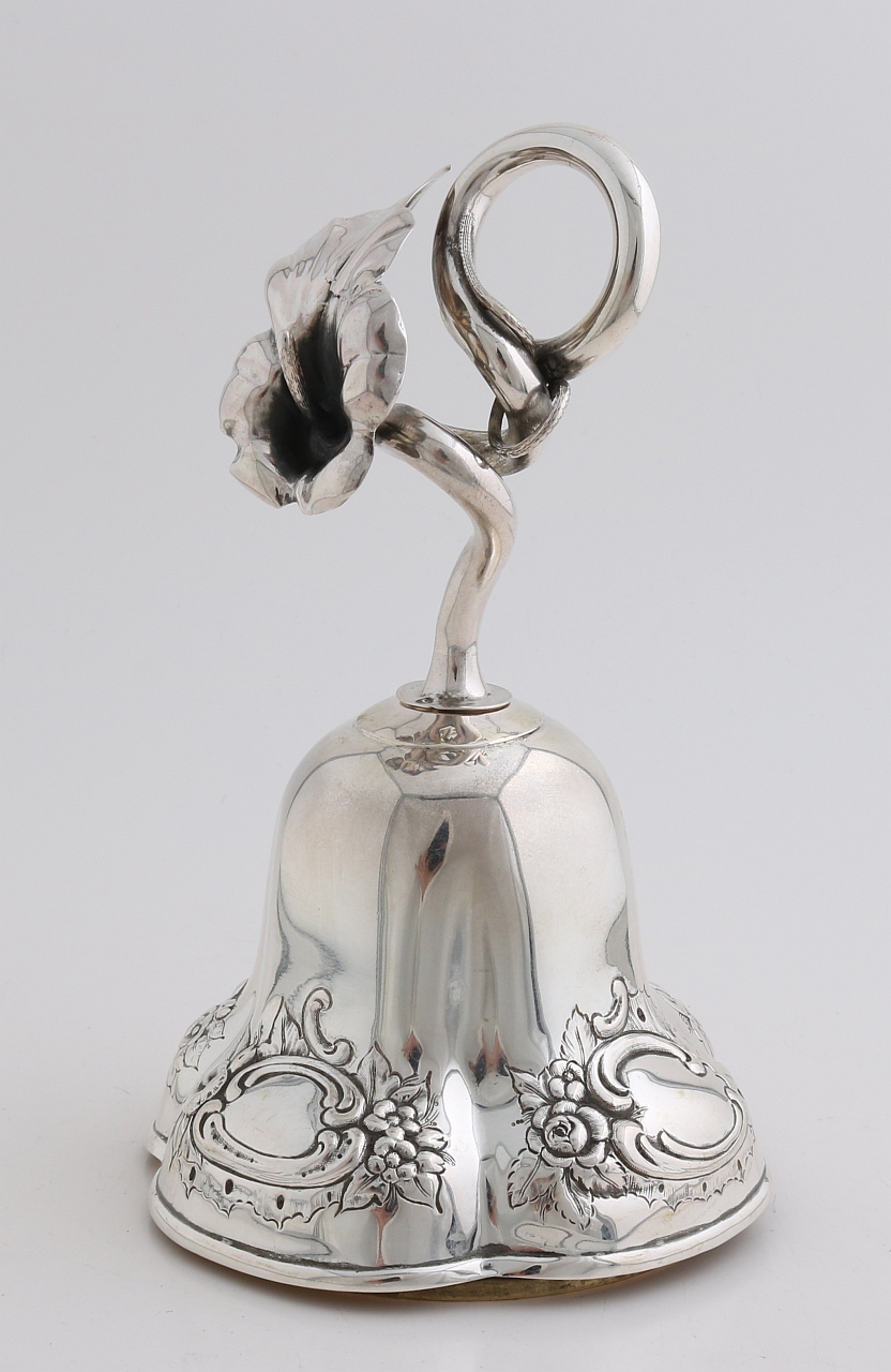 Silver table bell, 1870