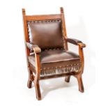 Oak armchair