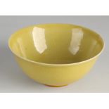 Chinese yellow bowl Ø 15 cm.