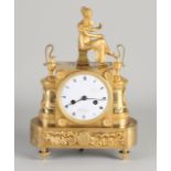 Small ormolu mantel clock