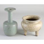 Two parts of Chinese celadon