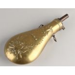 Antique American powder horn